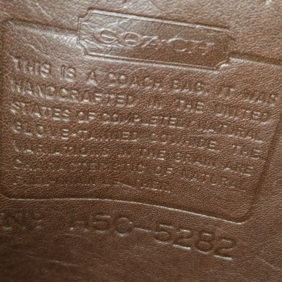 Vintage 90's Coach Embassy briefcase H5C-5282 - Picture 6 of 8